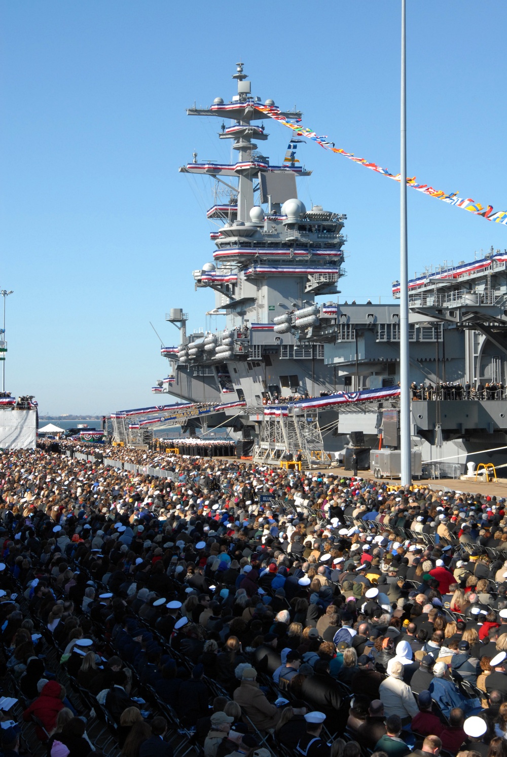 USS George H.W. Bush Commissioning Ceremony