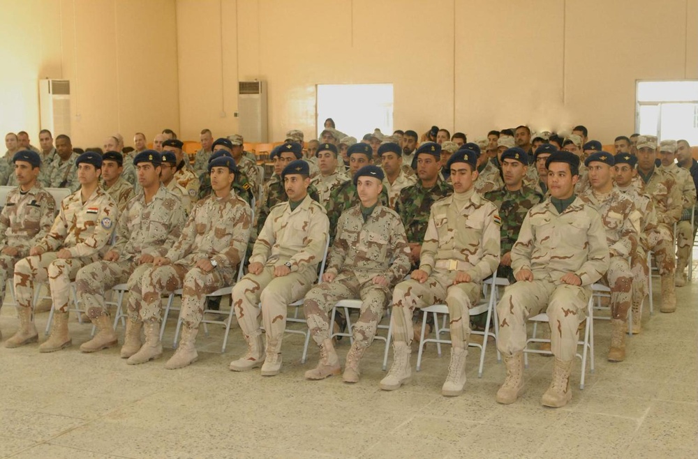 821st Expeditionary Training School computer systems/radio operations apprentice Graduation Ceremony