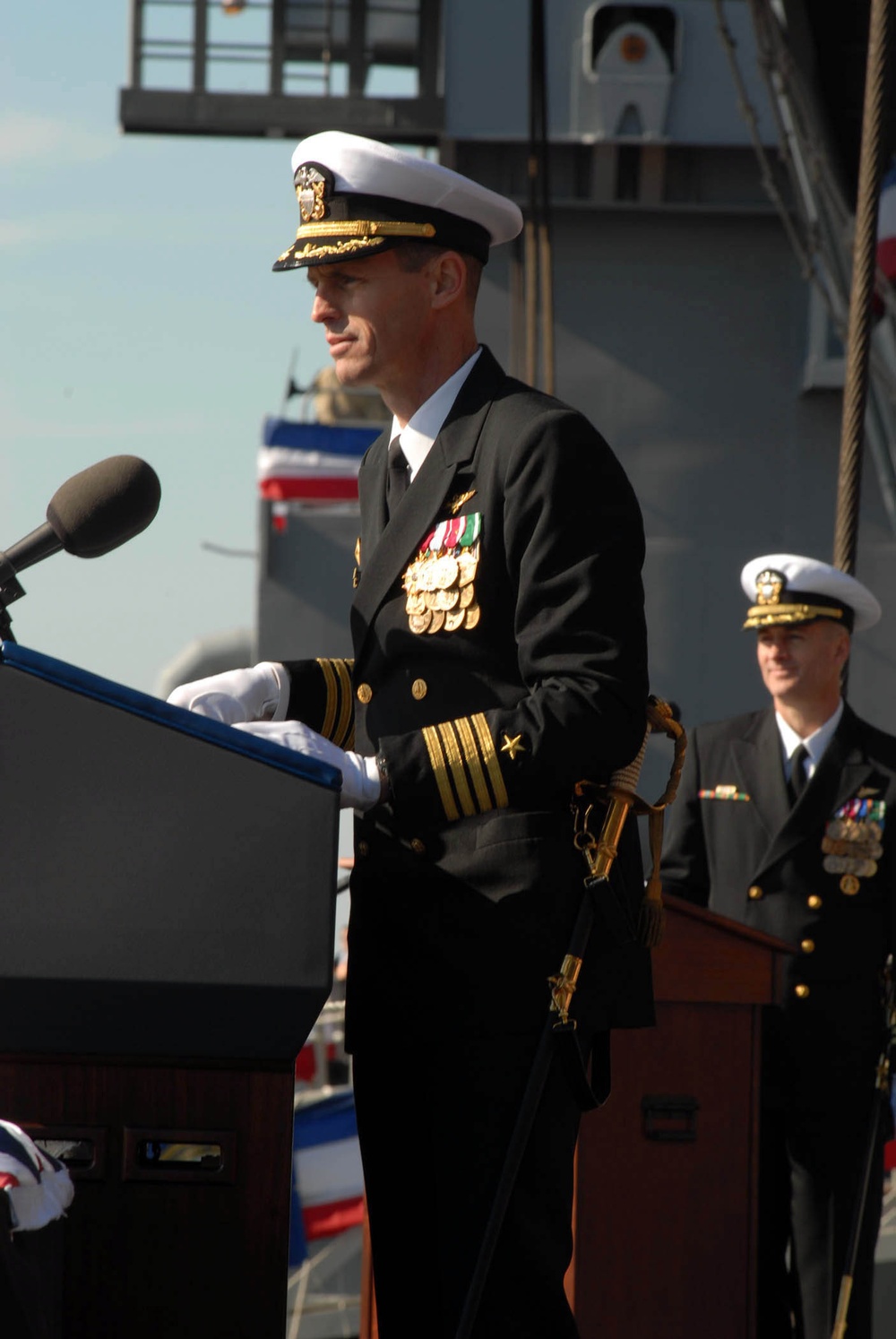 USS George H.W. Bush Commissioning Ceremony