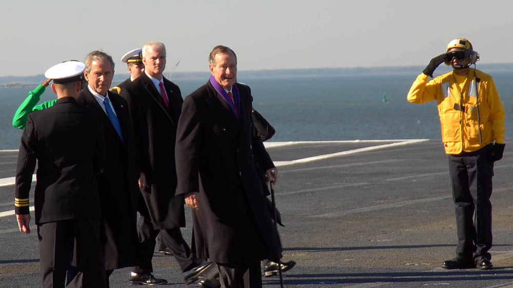 USS George H.W. Bush Commissioning Ceremony