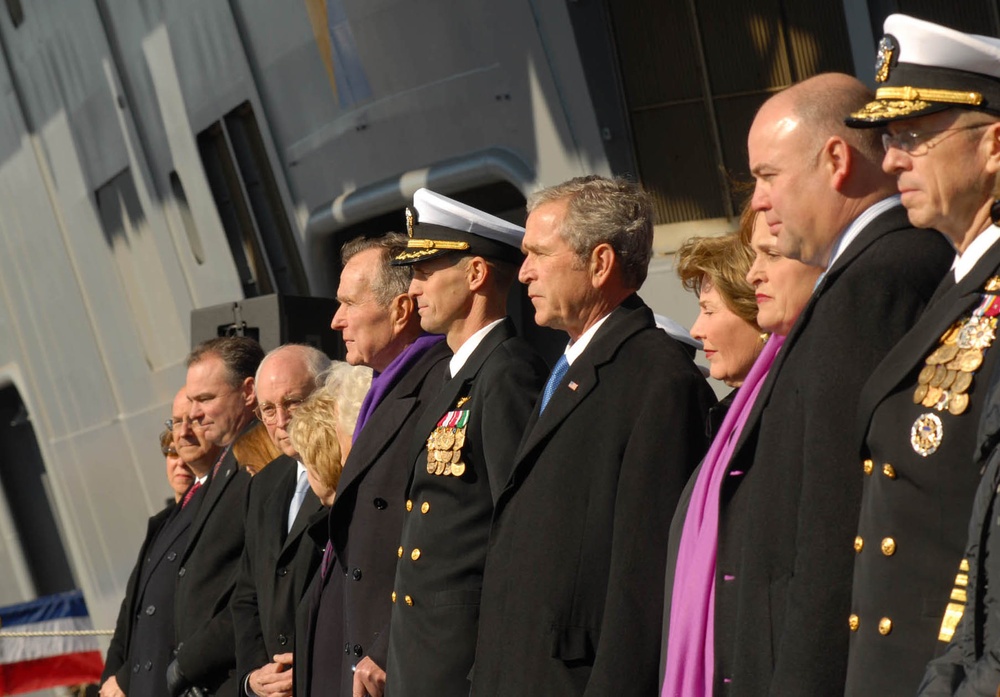 USS George H.W. Bush Commissioning Ceremony