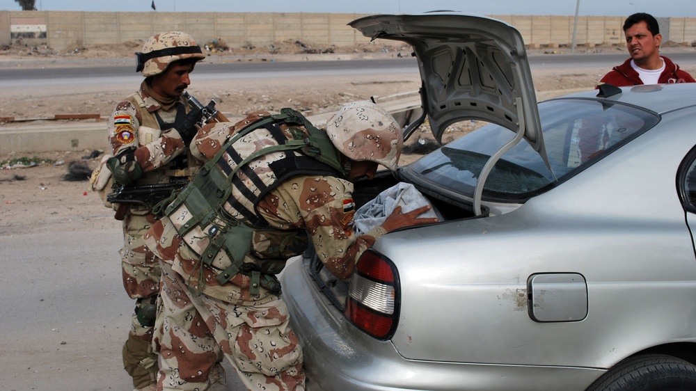 Iraqi army leads combined patrol through Abu Ghraib