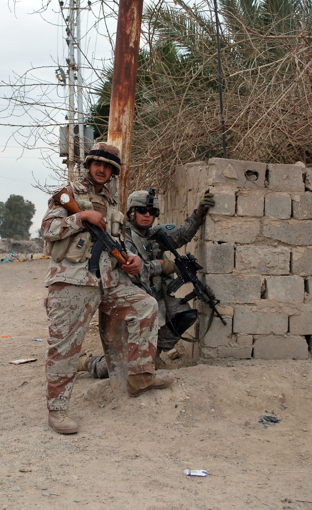 Iraqi army leads combined patrol through Abu Ghraib