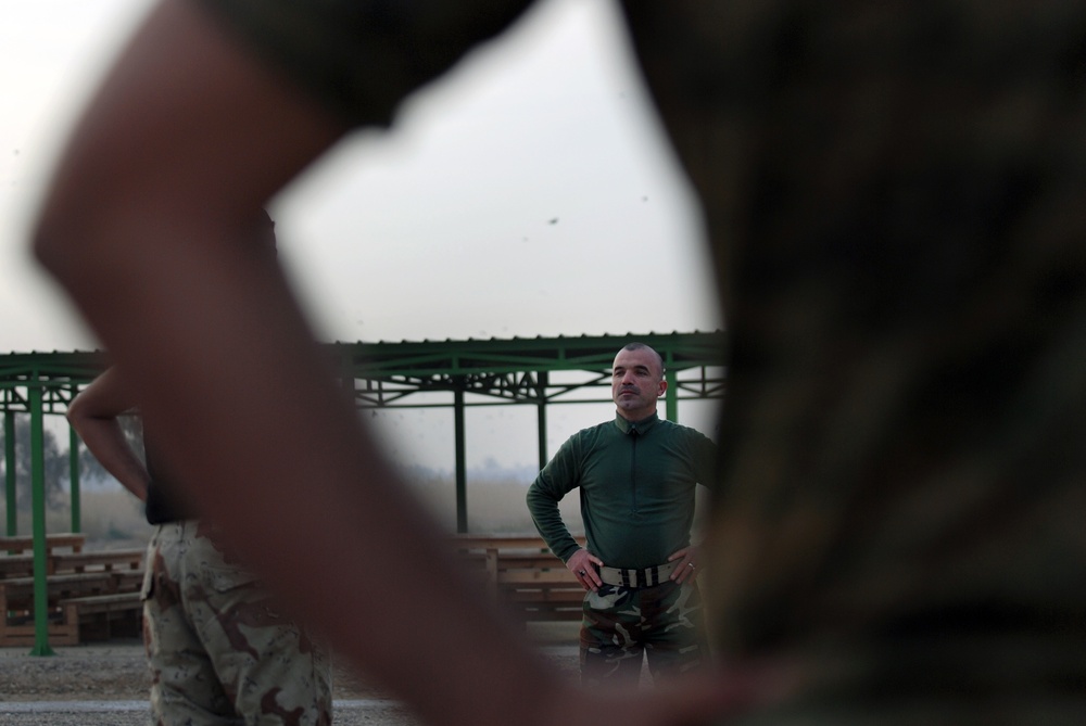 Physical Training Test for Iraqi soldiers