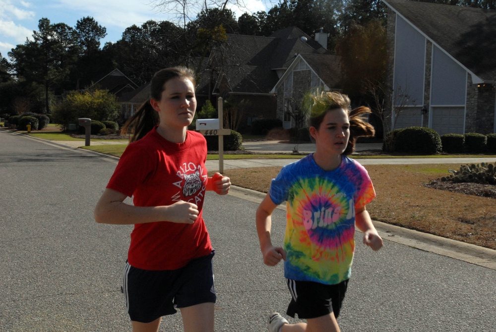High-speed: Sisters share passion for running