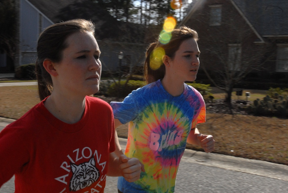 High-speed: Sisters share passion for running
