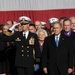 Aircraft carrier USS George H.W. Bush commissioning ceremony