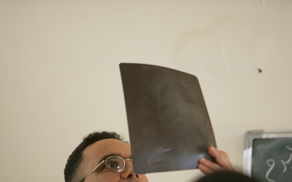 Coalition forces provide medical care in Harwan