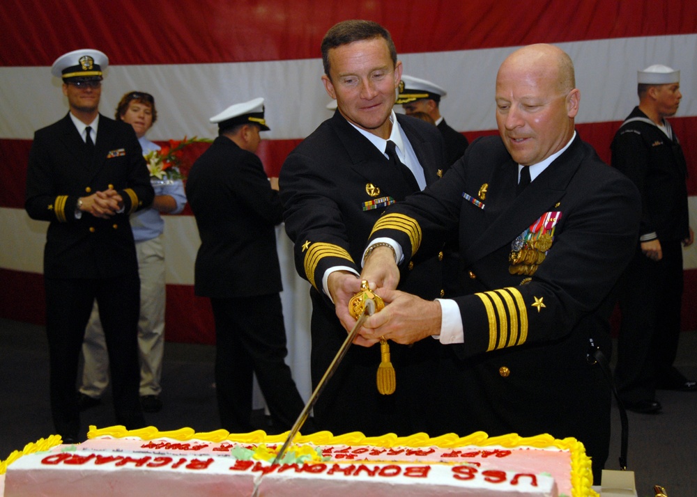 Change of Command on USS Bonhomme Richard