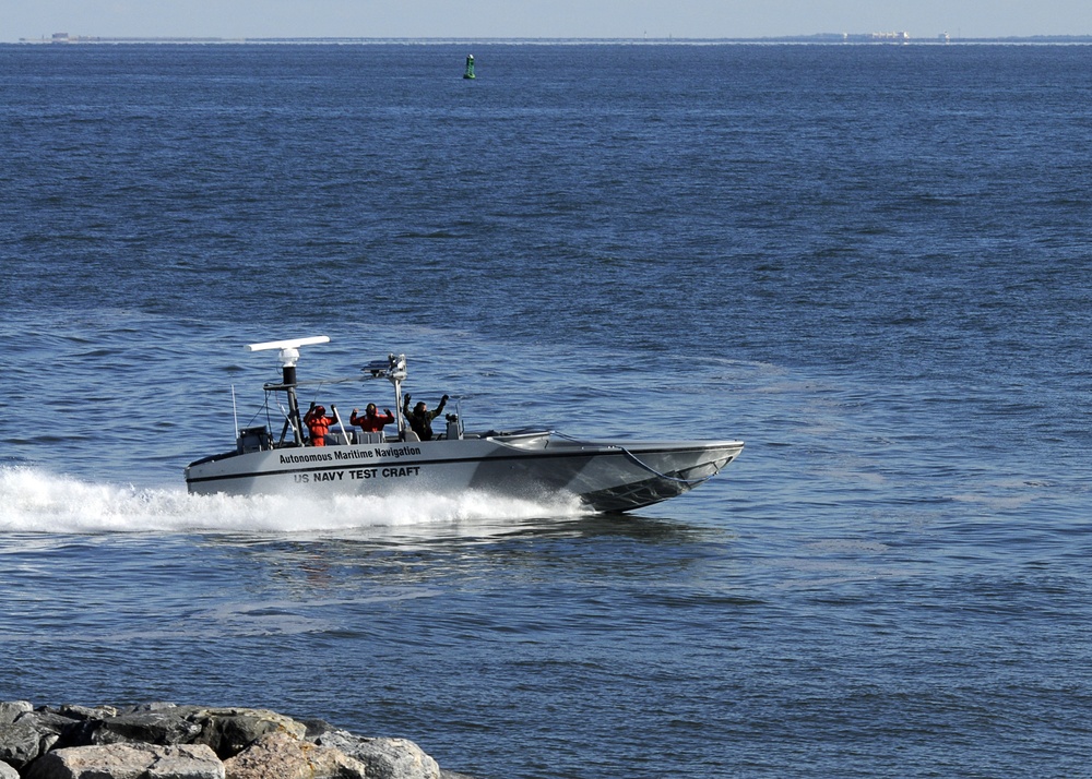 Autonomous Unmanned Surface Vehicle Demonstration