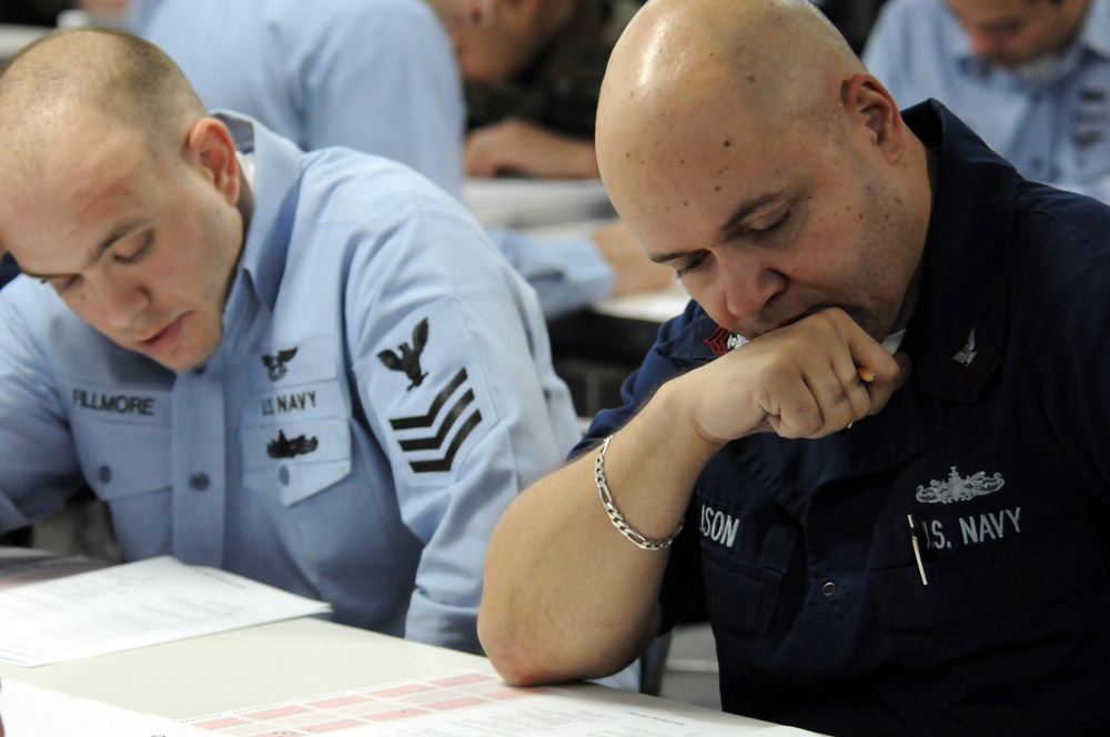 Exam on USS Ronald Reagan