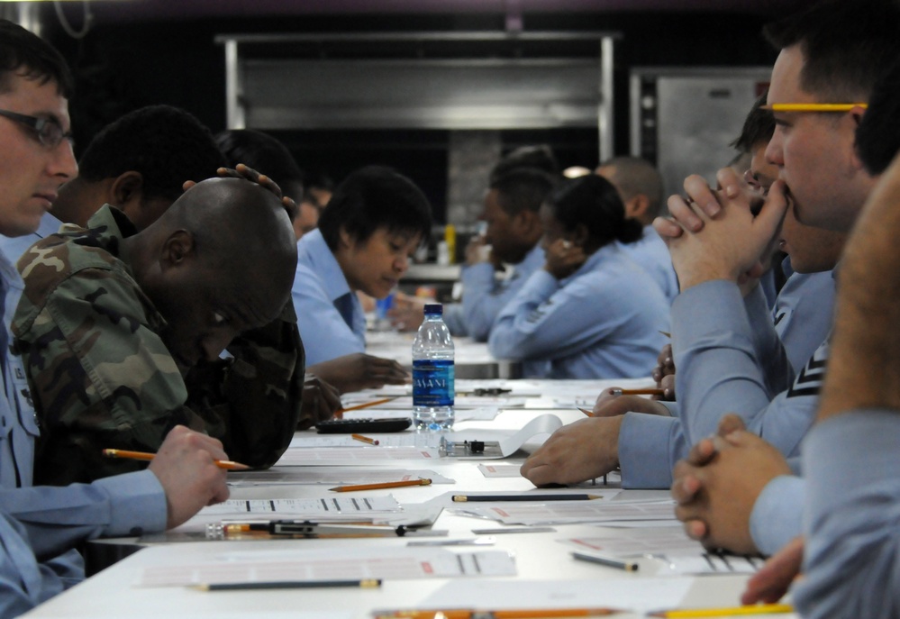 Exam on USS Ronald Reagan
