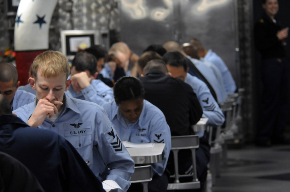 Exam on USS Ronald Reagan