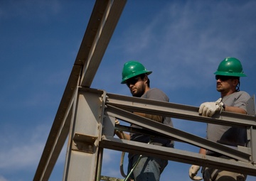 Construction work at Camp Fallujah