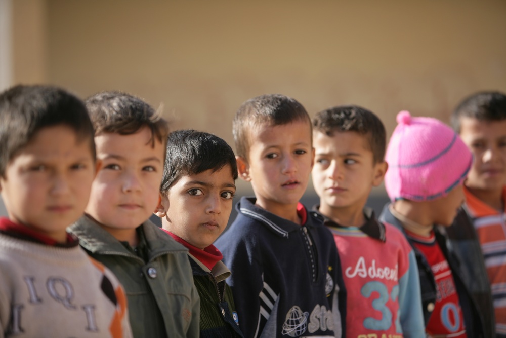 Children at school in Baghdadi