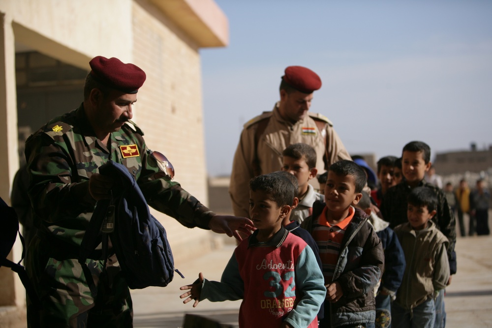 Children at school in Baghdadi