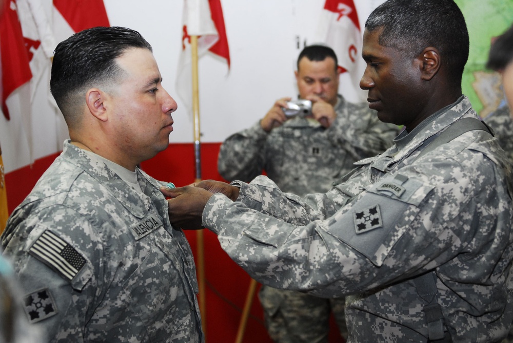 Raider Brigade recognizes induction of two cavalry sergeants into Sgt. Audie Murphy Club
