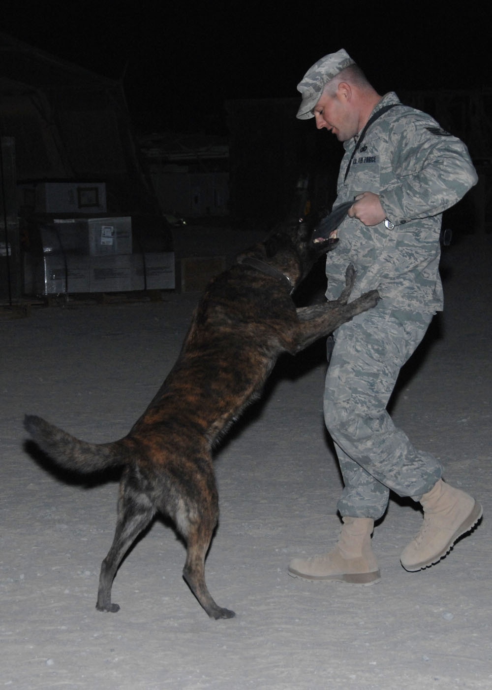 Security Forces Handler and K-9 Head to Iraq
