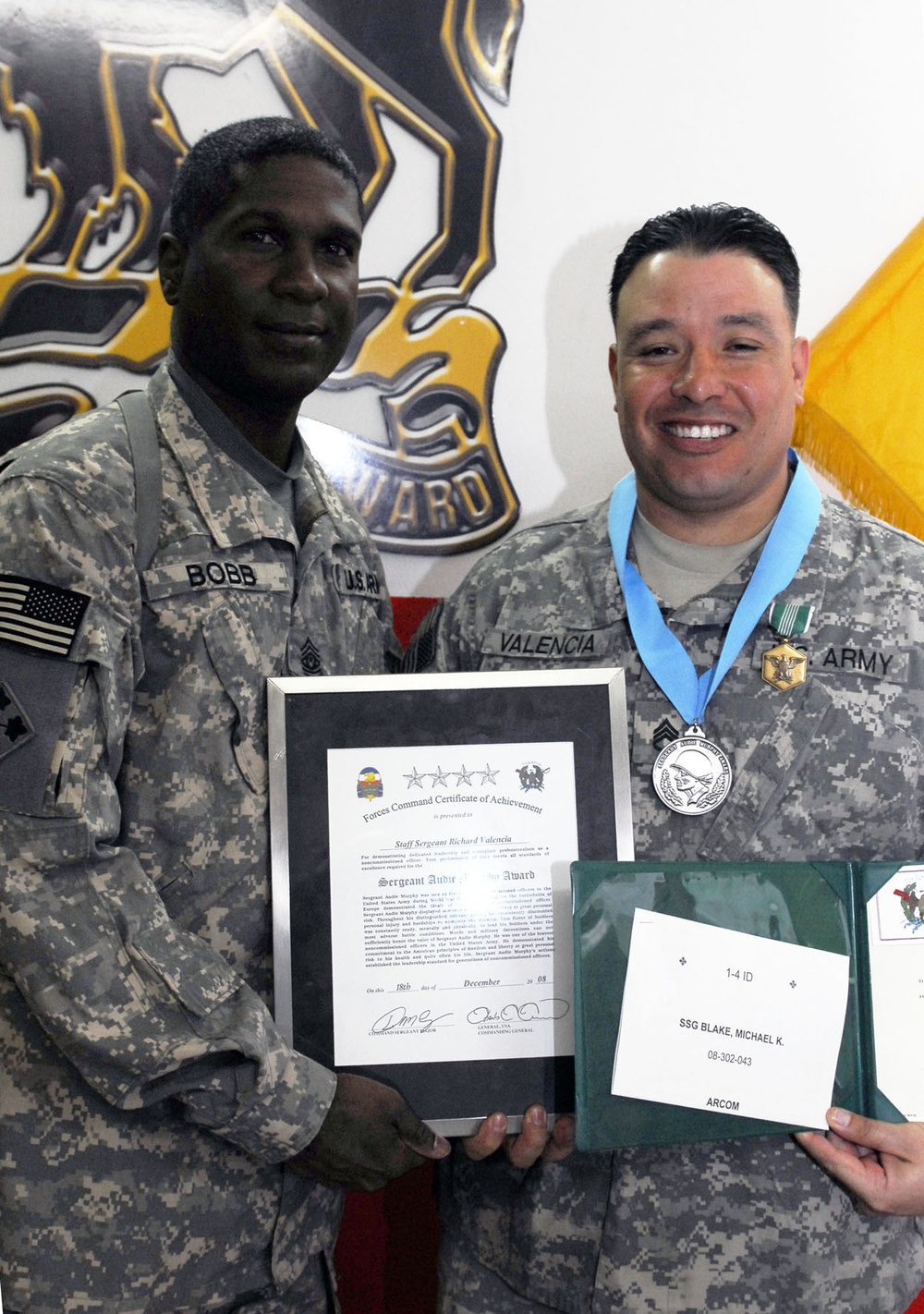 Raider Brigade Recognizes Induction of Two Cavalry Sergeants Into Sgt. Audie Murphy Club