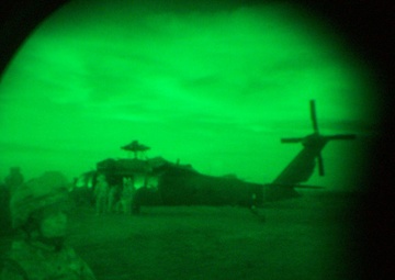 Soldiers recover downed aircraft in combat zone