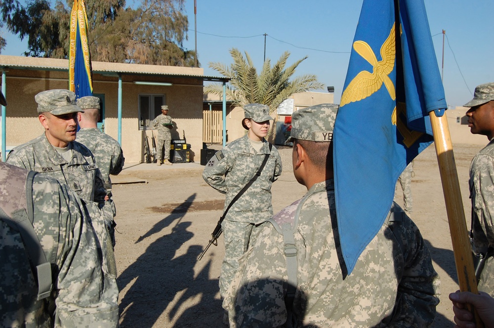 Combat Aviation Brigade, 4th Infanty Division, recognizes Multi-National Division - Baghdad's Non-commissioned Officer of the Year