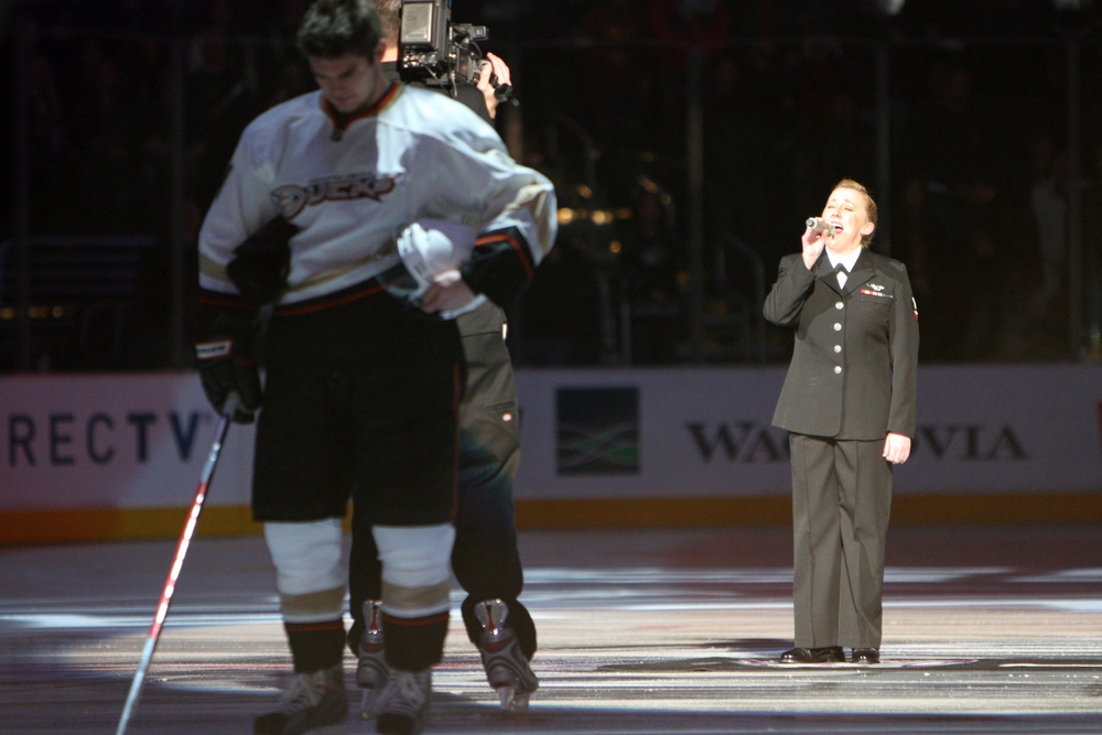 USS Ronald Reagan Hockey Team Exhibition Game