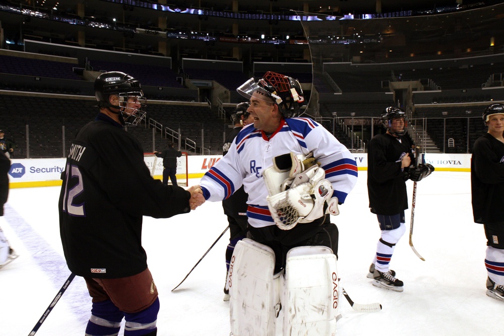 USS Ronald Reagan Hockey Team Exhibition Game