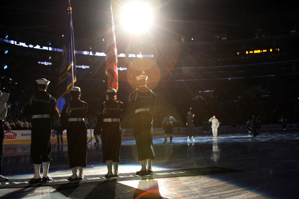USS Ronald Reagan Hockey Team Exhibition Game