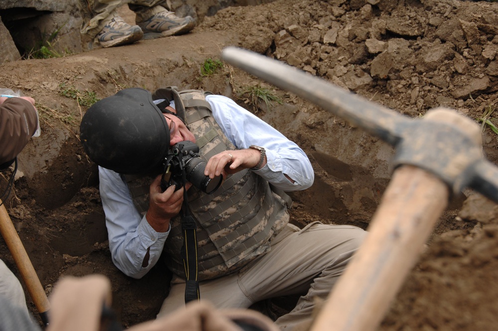 U.S. Department of Agriculture Collects Soil Samples in Konar