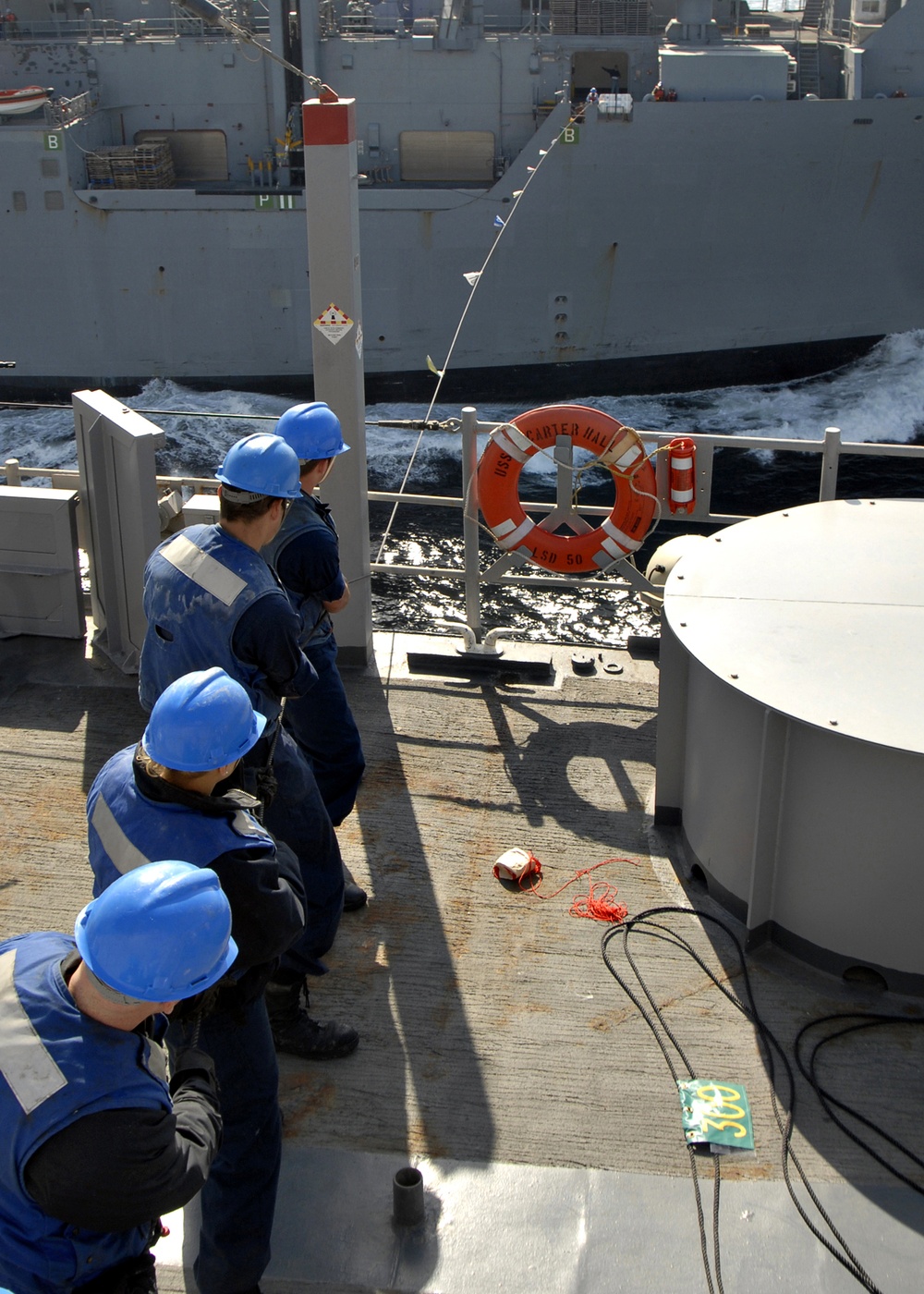 Replenishment at Sea with USNS Lewis and Clark