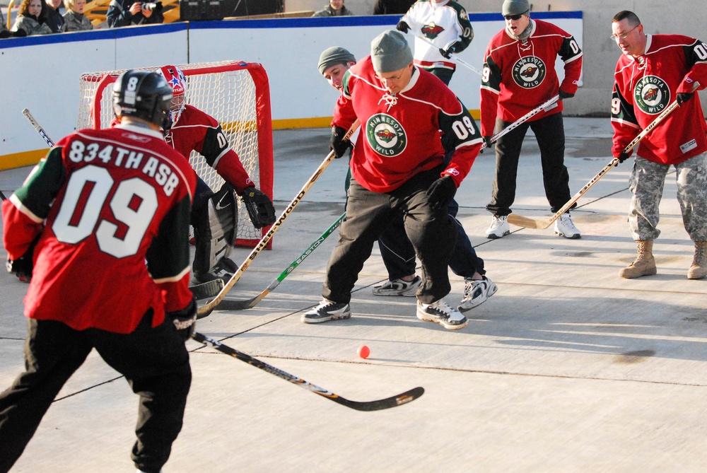 Minnesota Hockey Day in Iraq