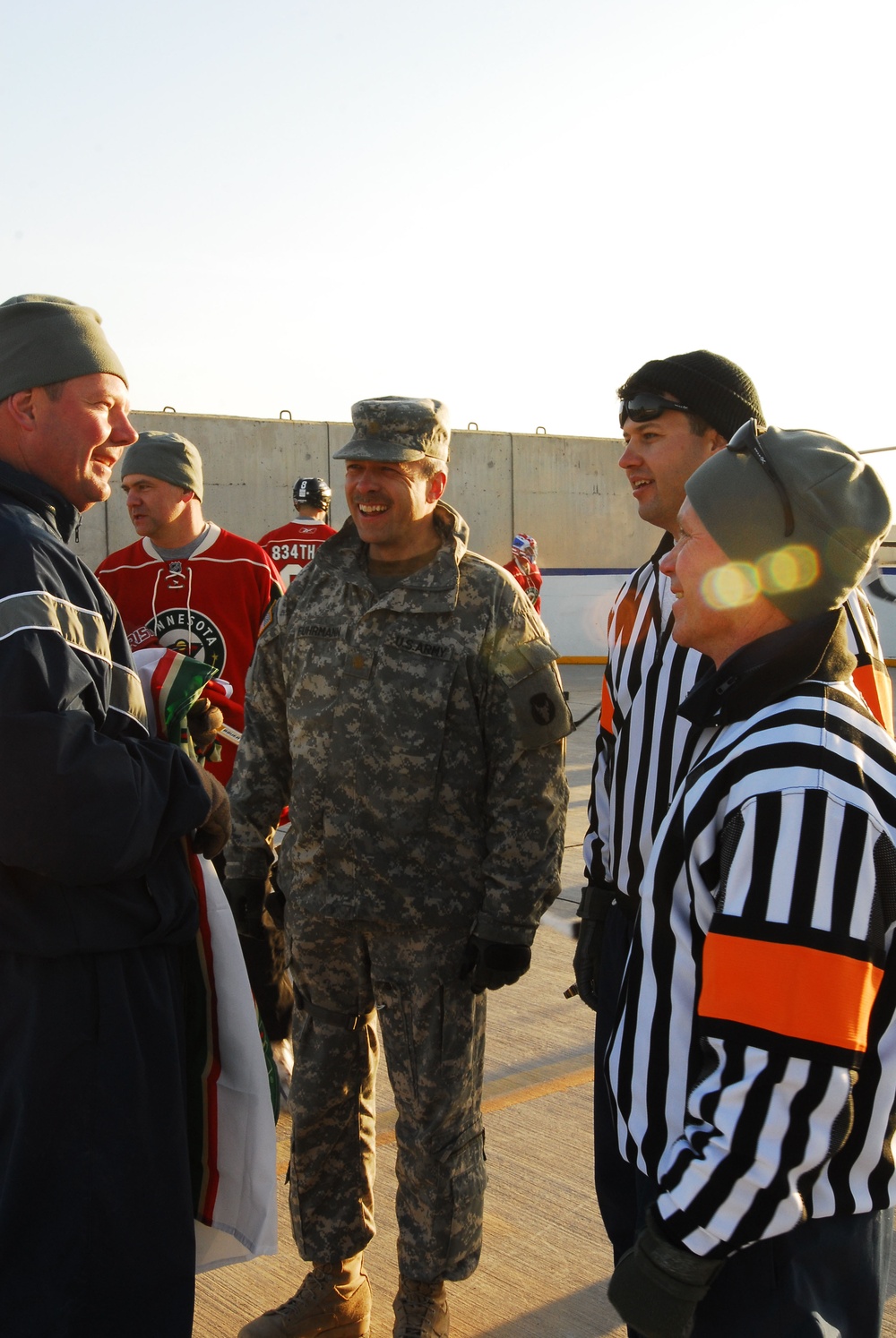 Minnesota Hockey Day in Iraq