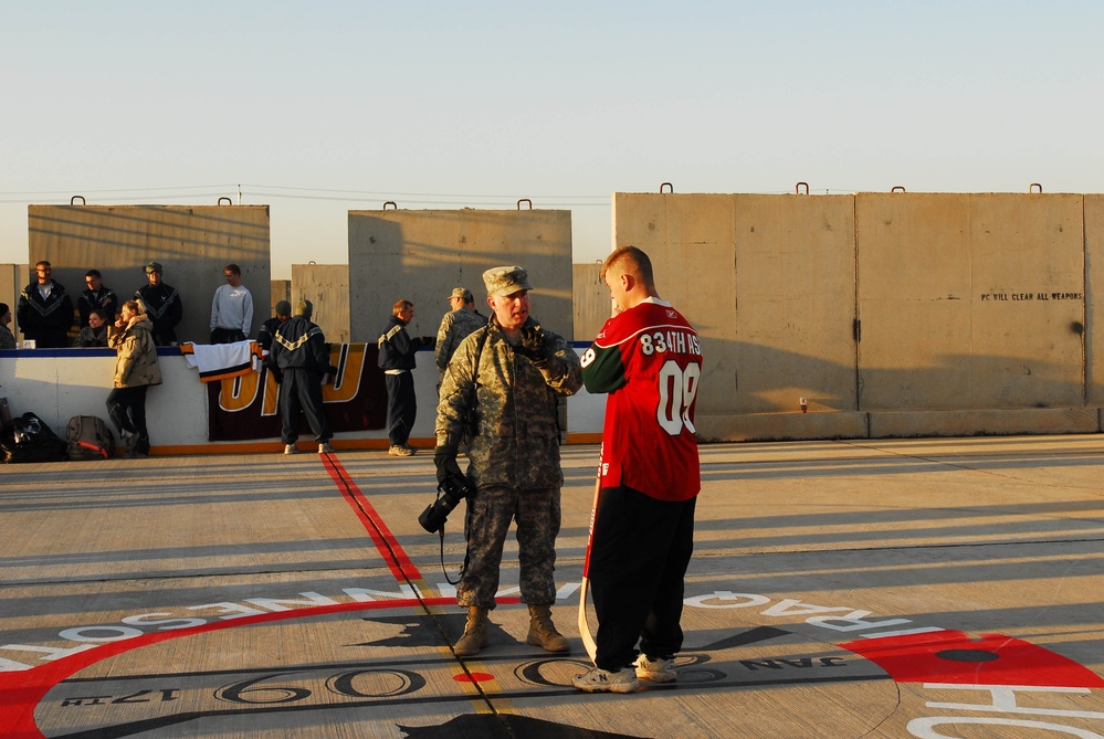 Minnesota Hockey Day in Iraq