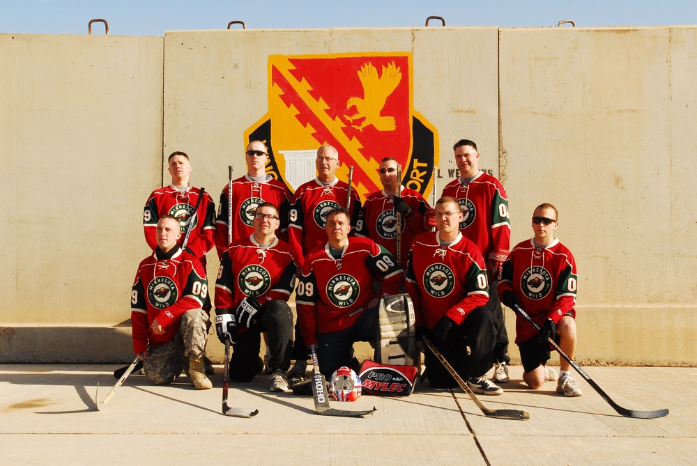 Minnesota Hockey Day in Iraq