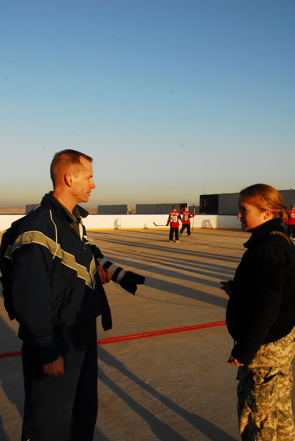 Minnesota Hockey Day in Iraq