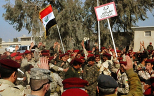 8th Iraqi Army Division hosts three star promotion ceremony