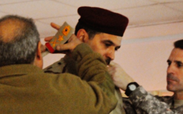 8th Iraqi Army Division hosts three star promotion ceremony