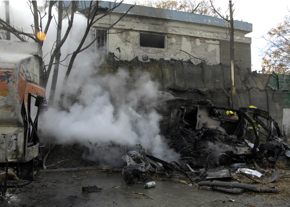 Vehicle born improvised explosive device explosion in Kabul City