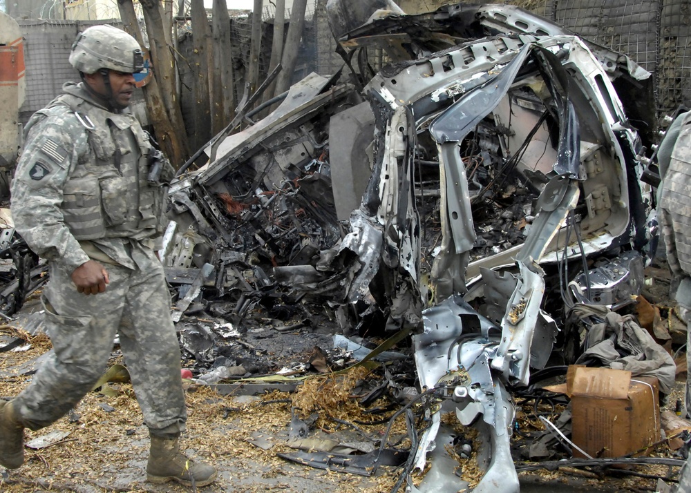 Vehicle born improvised explosive device explosion in Kabul City, Afghanistan