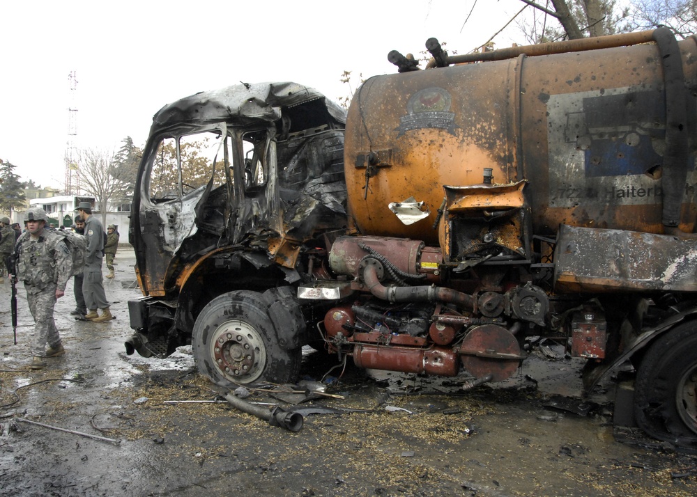 Vehicle Born Improvised Explosive Devide Explosion in Kabul City, Afghanistan