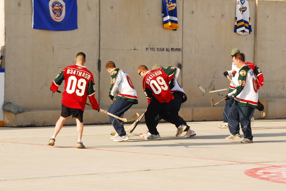 Minnesota Hockey Day in Iraq