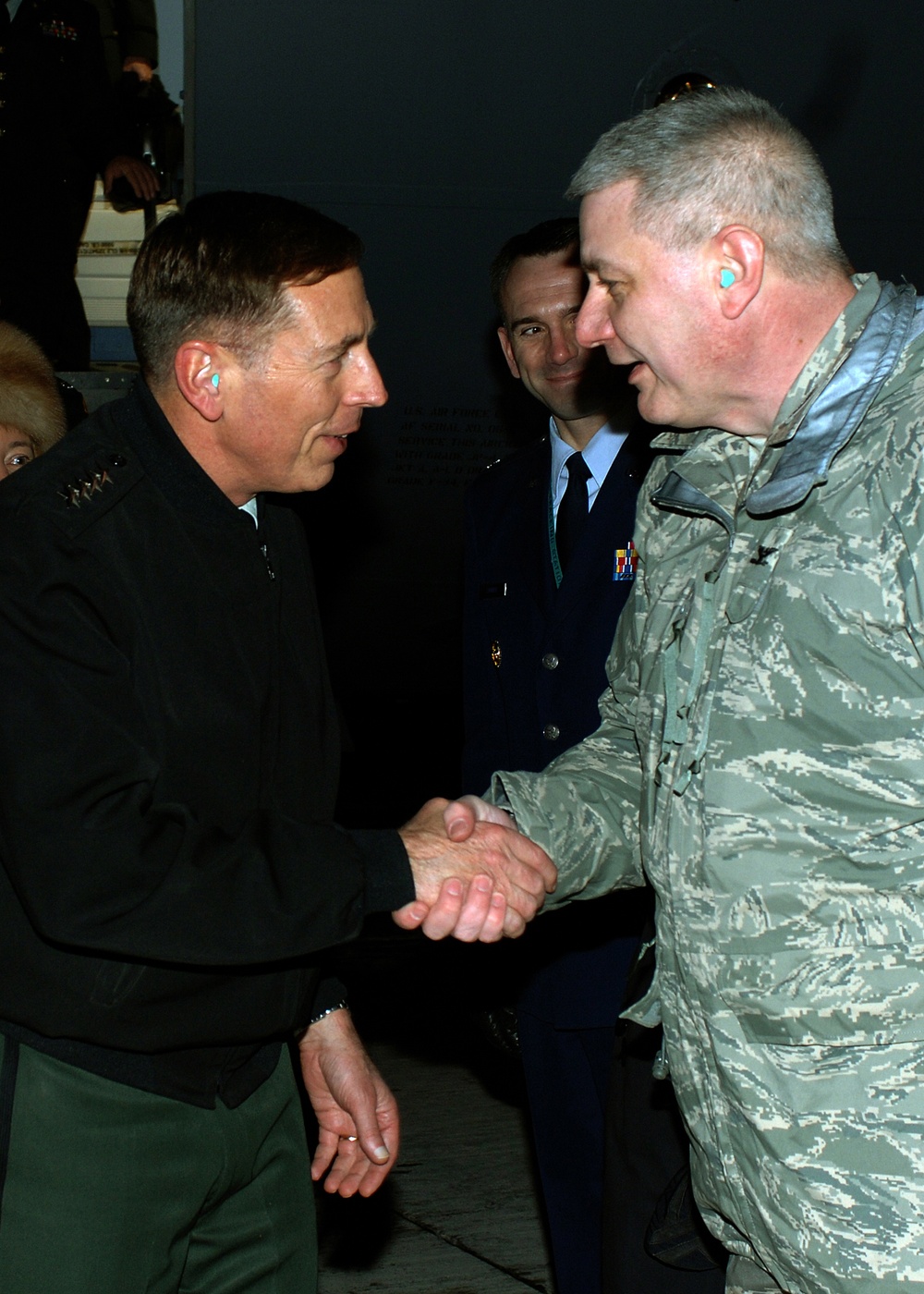 U.S. Central Command Commander Visits Manas Air Base, Kyrgyzstan