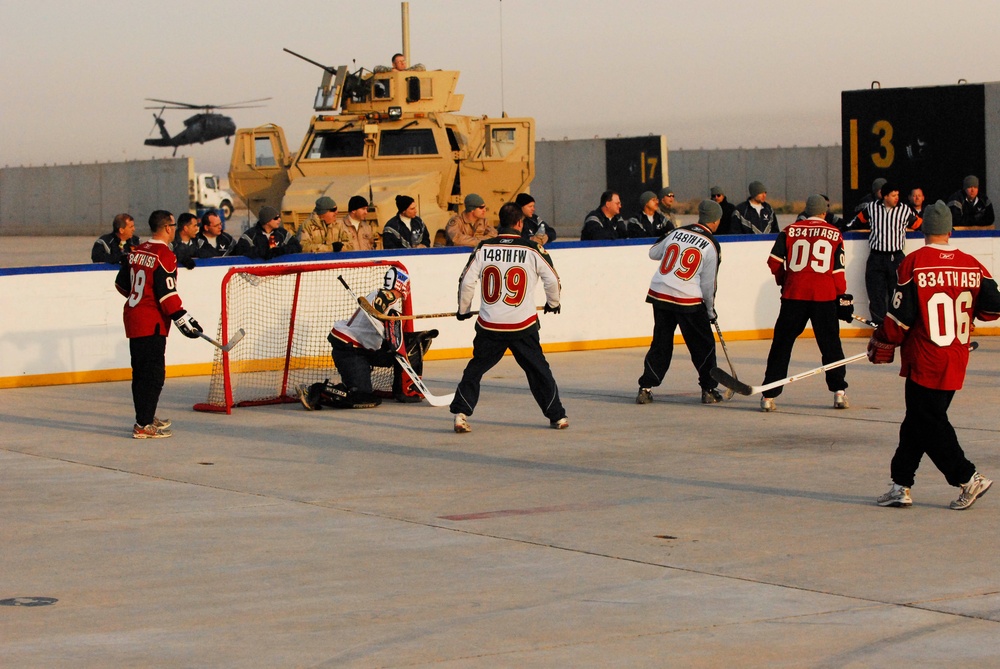 Minnesota Hockey Day in Iraq
