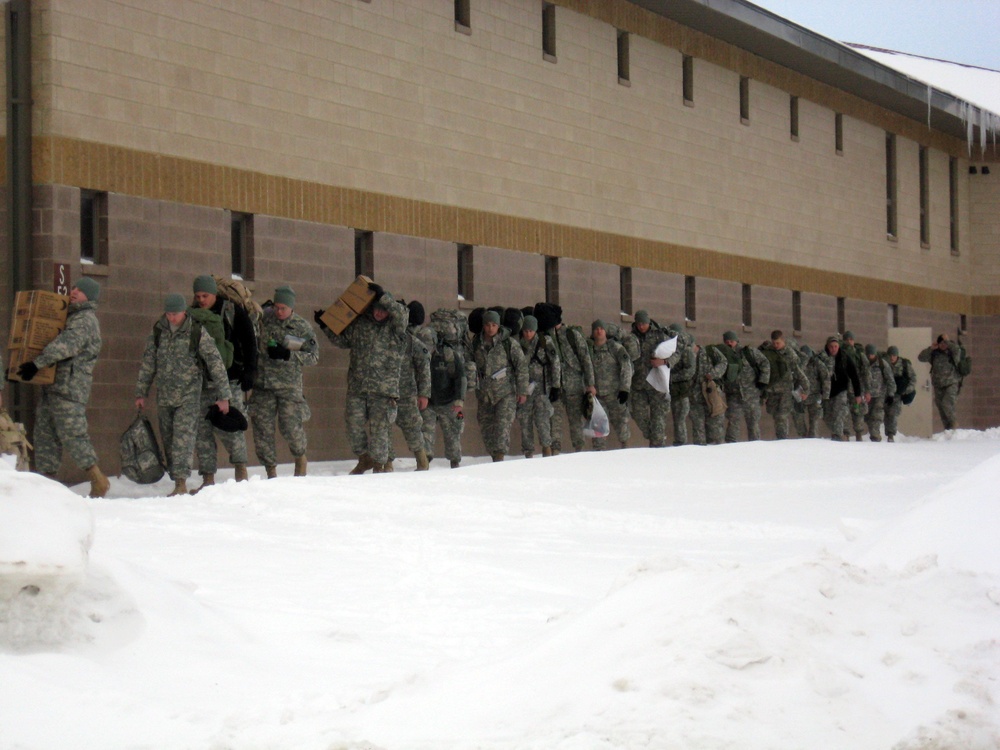 Iowa National Guard Soldiers Head for Washington, D.C., to Assist With 56th Presidential Inauguration