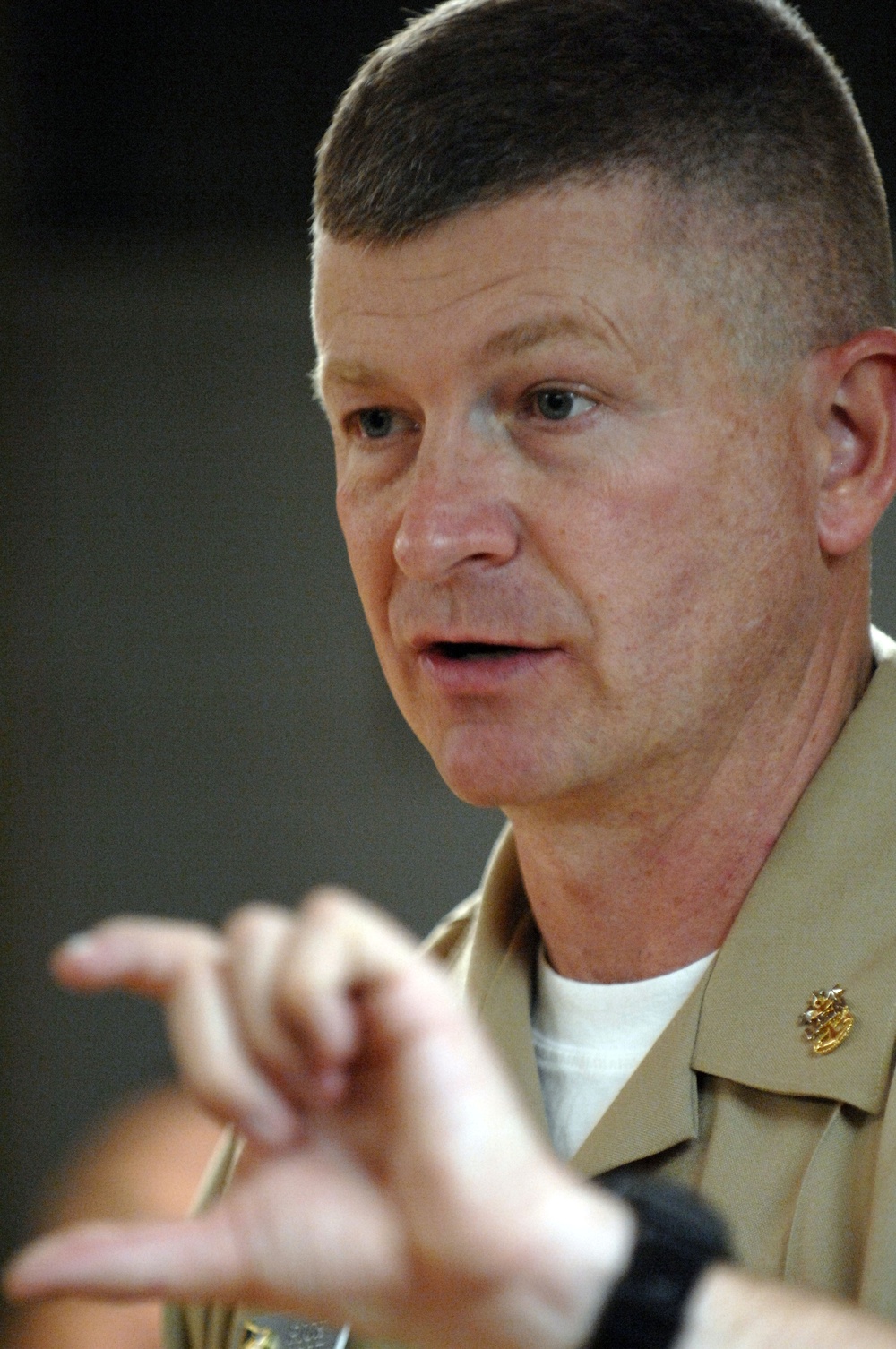 Master Chief Petty Officer of the Navy Rick D. West visits Naval Station Norfolk