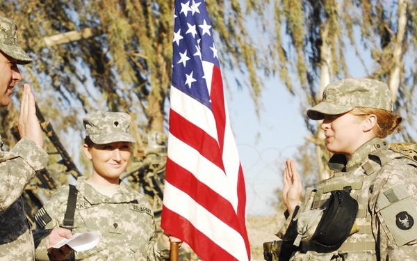 Farmington Soldier Reenlists in Iraq