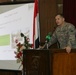 926th Engineer Brigade Commander speaks at Baghdad's first environmental symposium