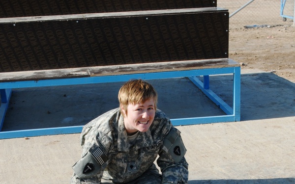Arrowhead Soldier plays soccer with Iraqis