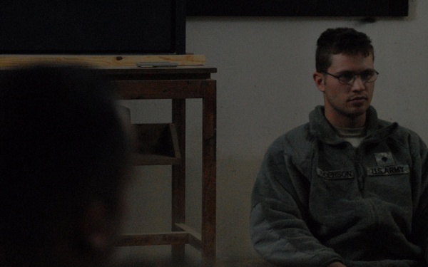 Soldiers prepare to become Non-commissioned Officers