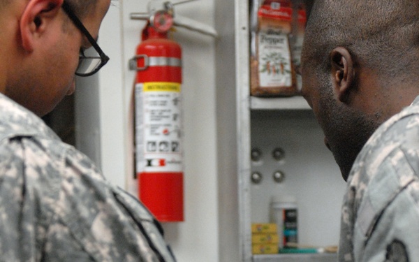 Feeding the troops in battle